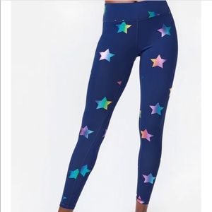 Terez Foil Star Leggings